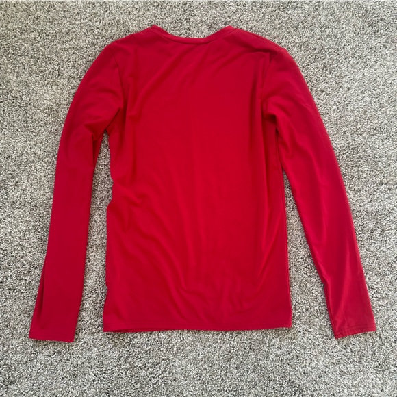 Champion Kids XL Red Long Sleeve Athletic Shirt | Moisture Wicking - Picture 5 of 5